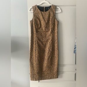 J.Crew cheetah print dress